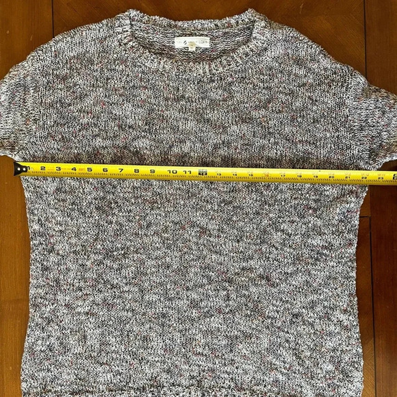 Lou & Grey Multicolored Marled Knit Crewneck Sweater | Size Medium - Picture 8 of 9